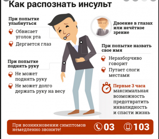 «СОГАЗ-Мед» о том, как распознать инсульт и оказать первую помощь